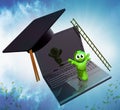 3d online graduation icon