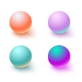 3D orb with transparent glares and highlights. Jewel gems. Vector