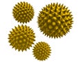 3d pollen Royalty Free Stock Photo