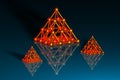 3d pyramids