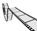 3D realistic film strip