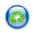 3d recycling logo Royalty Free Stock Photo
