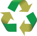 3D Recycling Symbol