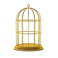 3d render of bird cage