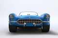 A 3D render of a Chevrolet Corvette 1957 Royalty Free Stock Photo