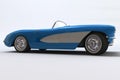 A 3D render of a Chevrolet Corvette 1957 Royalty Free Stock Photo
