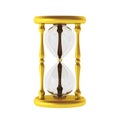 3d render of golden sandwatch Royalty Free Stock Photo