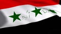 3d Render of the Iraq flag Royalty Free Stock Photo