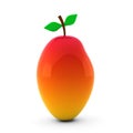 3d Render Of Mango Isolated On White
