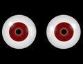 3d Render of a Pair of Red Eyes