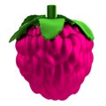 3d render of raspberry