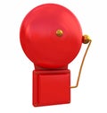 3d Rendered Alarm Bell Royalty Free Stock Photo