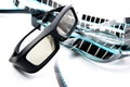 3D shutter glasses Royalty Free Stock Photo
