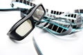 3D shutter glasses Royalty Free Stock Photo