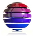 3d sphere design.