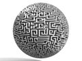 3D spherical labyrinth