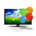 3D TV Royalty Free Stock Photo