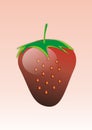 3D vector Strawberry