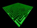 3D view of the maze