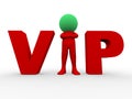 3d vip - very important person Royalty Free Stock Photo