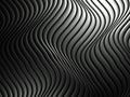 3d wavy aluminum background abstract pattern