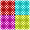 4 colored diagonal lines seamless pattern