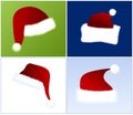 4 different Santa hats