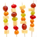 4 fruit shashlik sticks