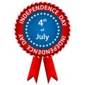 4 july independence day rosette