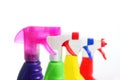 4 nozzles of detergents Royalty Free Stock Photo