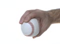 4-Seam Fastball Grip Royalty Free Stock Photo