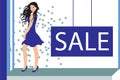 4 x 6 postcard: fashion sale