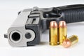 40 caliber firearm Royalty Free Stock Photo