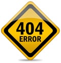 404 error sign