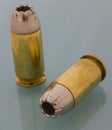 45 ACP ammo Royalty Free Stock Photo