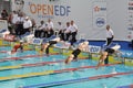 4th Edition Open EDF de Natation Paris 2010. Royalty Free Stock Photo