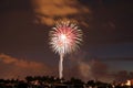 Fireworks exploding in sky