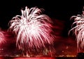 The 4th of July fireworks in NYC Royalty Free Stock Photo