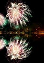 The 4th of July fireworks in NYC Royalty Free Stock Photo