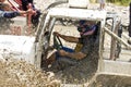 4X4 Racers through mud in Ecuador
