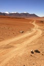 4X4 Trail in the desert Royalty Free Stock Photo