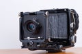 4x5 big format camera Royalty Free Stock Photo