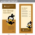 4x9 Rack Card Template