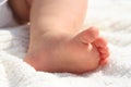 5 baby toes Royalty Free Stock Photo