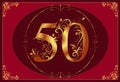 50 anniversary, jubilee, Happy birthday