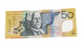 50 Australian dollar banknote