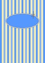 50's Retro Blueberries & Cream Candy Stripes Royalty Free Stock Photo