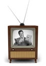 50's TV commercial Royalty Free Stock Photo