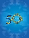 50 Years / Golden jubilee Royalty Free Stock Photo