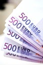 500 Euro money banknotes Royalty Free Stock Photo